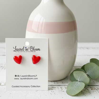 Itty Bitty Big Heart Earrings