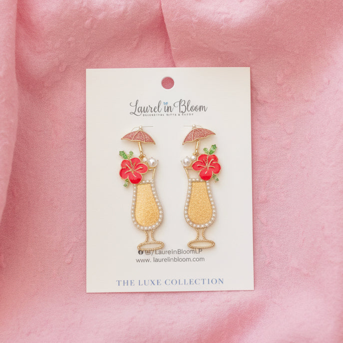 Oh Mai Tai LUXE Cocktail Earrings