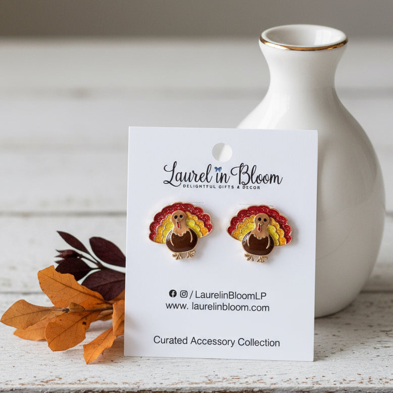 Totally Tom Turkey Earrings