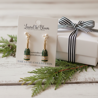 Prosecco & Pearls Celebration Earrings