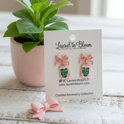 Monstera Muse Bow Drops