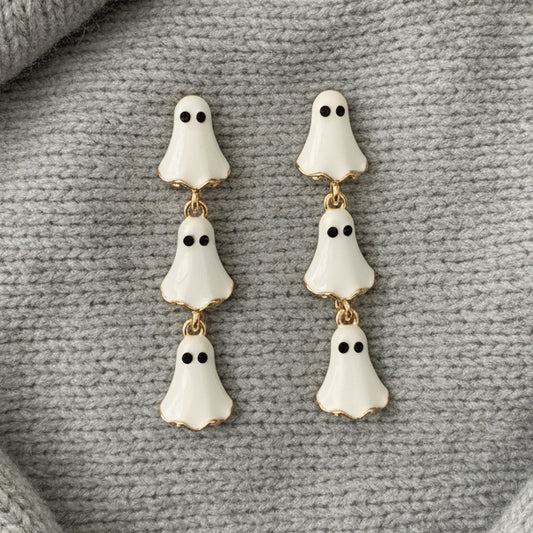 Boo Brigade Ghost Drop Earrings