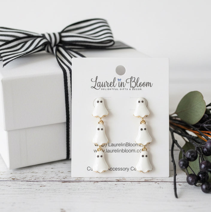 Boo Brigade Ghost Drop Earrings