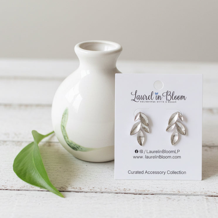Dogwood Leaf Earrings