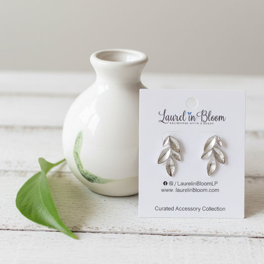 Dogwood Leaf Earrings