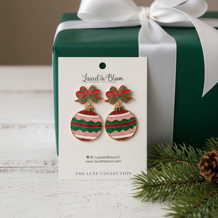Retro Ribbon Ornament Drops