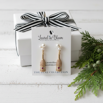 Prosecco & Pearls Celebration Earrings