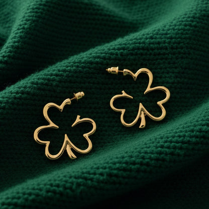 Golden Clover LUXE Earrings