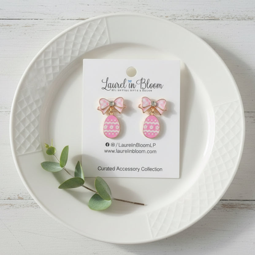 Pink Parade Egg Drop Earrings
