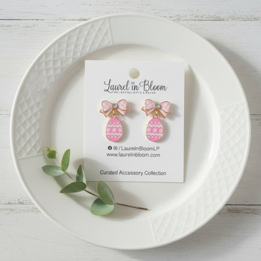 Pink Parade Egg Drop Earrings