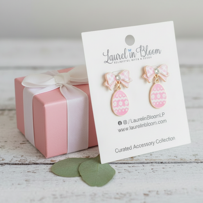 Pink Parade Egg Drop Earrings