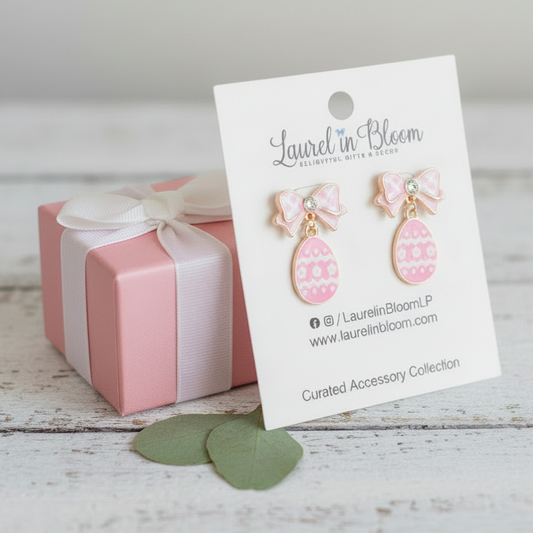 Pink Parade Egg Drop Earrings