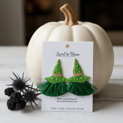 A Little Bit Wicked Witch Earrings