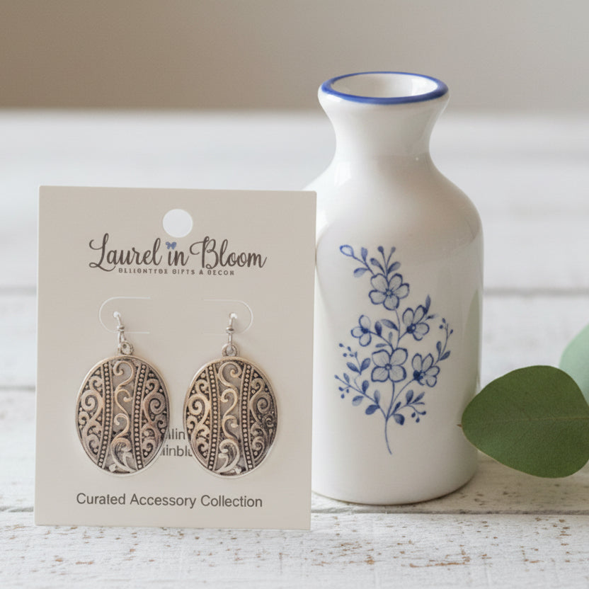 Maggie Sterling Silver Plated Earrings