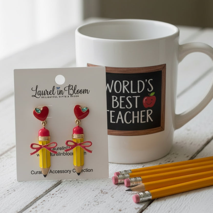 Pretty As A Pencil Earrings