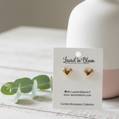 Itty Bitty Big Heart Earrings