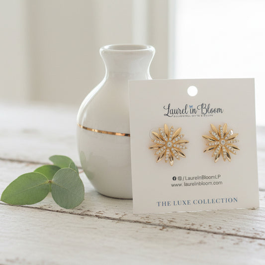 Lucia Floral Firework Earrings