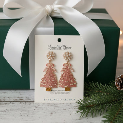 Ribbon & Pearls Christmas Tree Drops