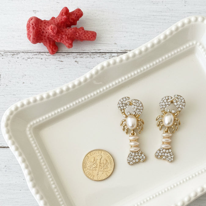 LUXE Lobster Earrings