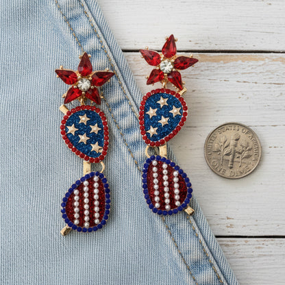 All-Star Patriot Aviator Earrings