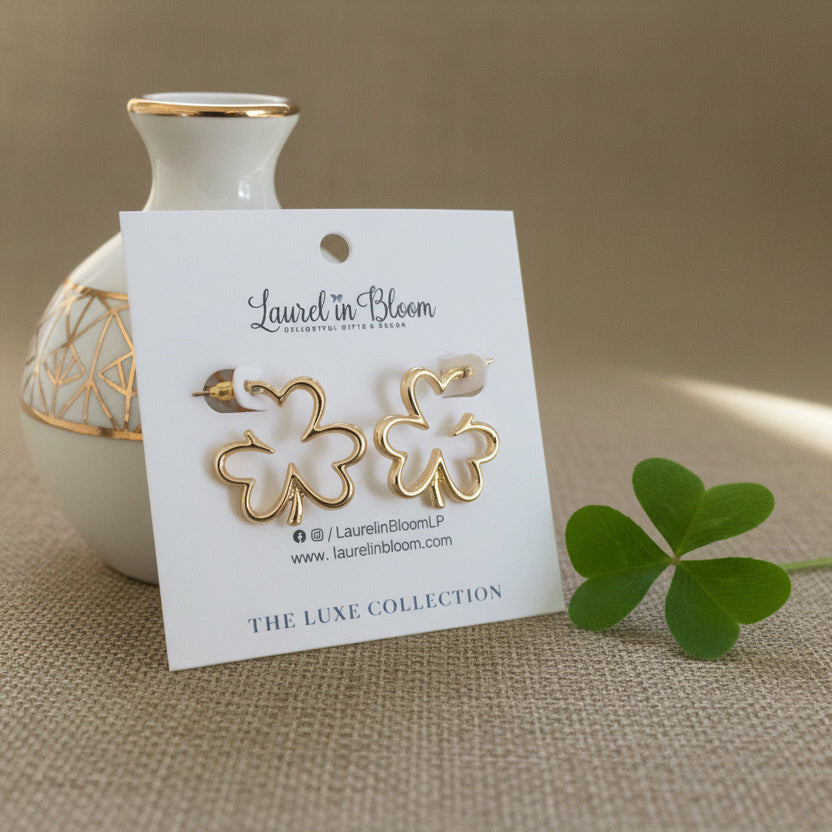 Golden Clover LUXE Earrings