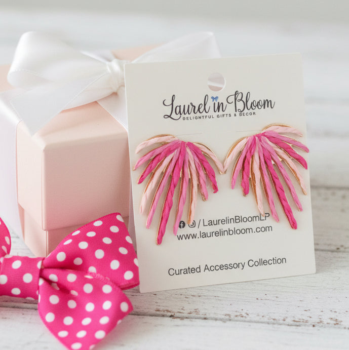 Summer Palm Parade Earrings