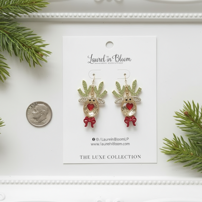 Reindeer Sweetheart Earrings
