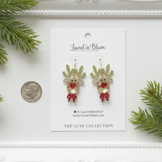 Reindeer Sweetheart Earrings