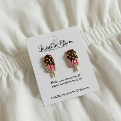 I Scream You Scream Ice Cream Earrings