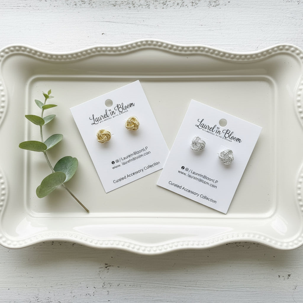 Classic Rope Knot Earrings