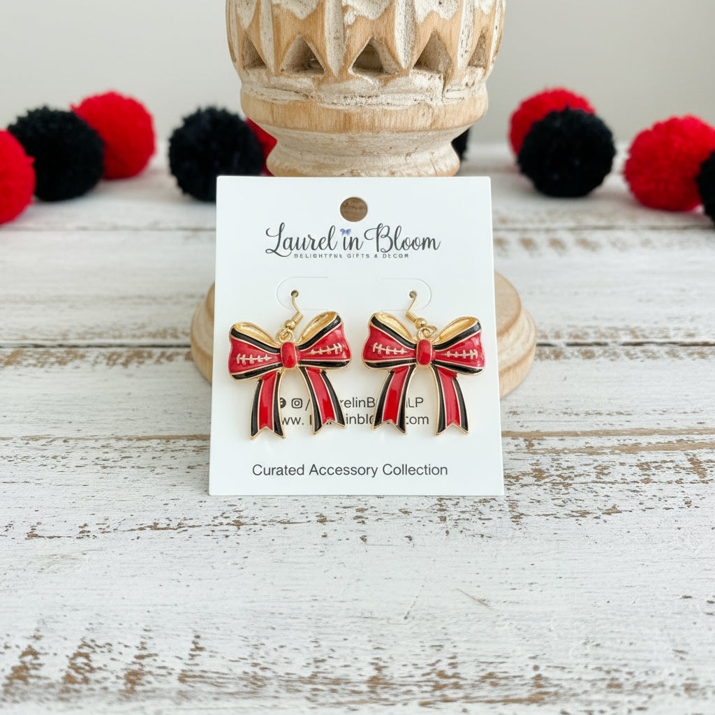 Game Day Bows Earrings