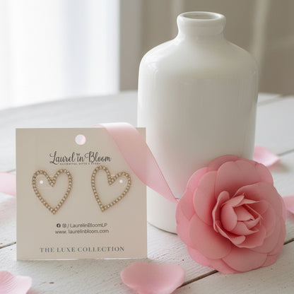 Be Still My Heart! Channel Set Earrings