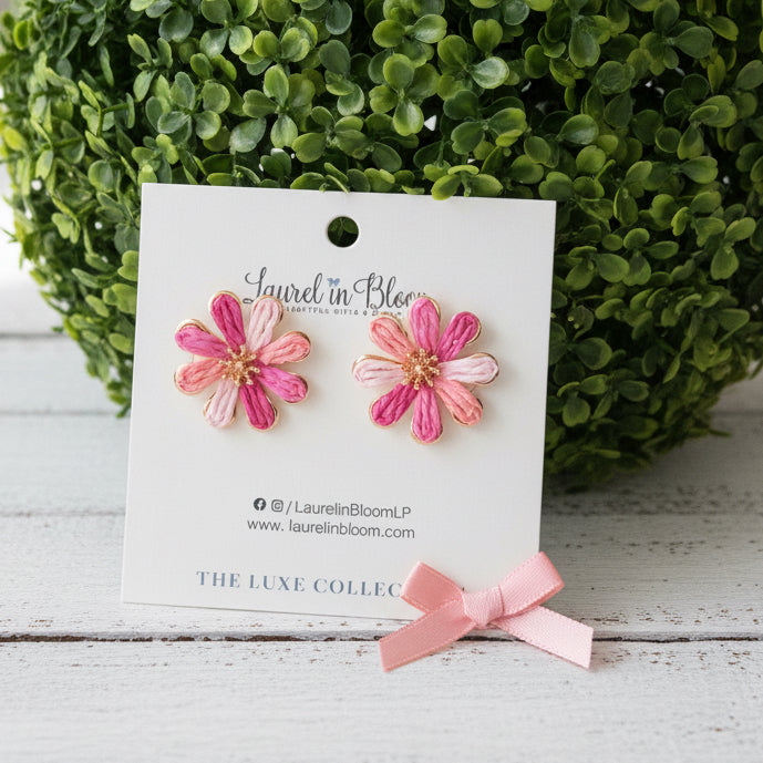 Savannah Floral Garden Party Stud Earrings