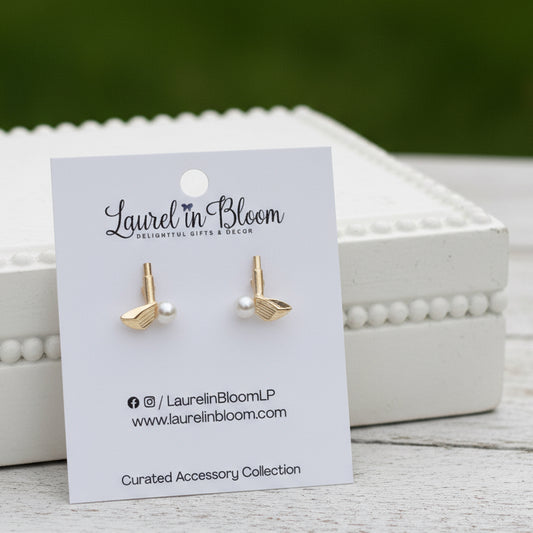 Chip Shot Golf Earrings