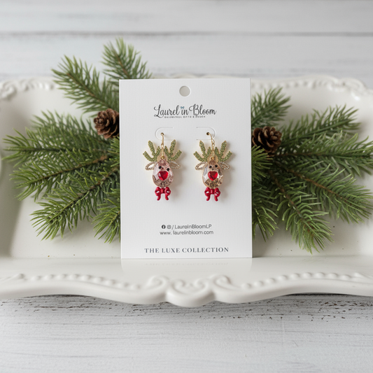 Reindeer Sweetheart Earrings