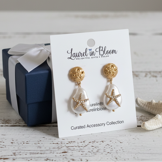 Heirloom Harbor Starfish Pearl Drops
