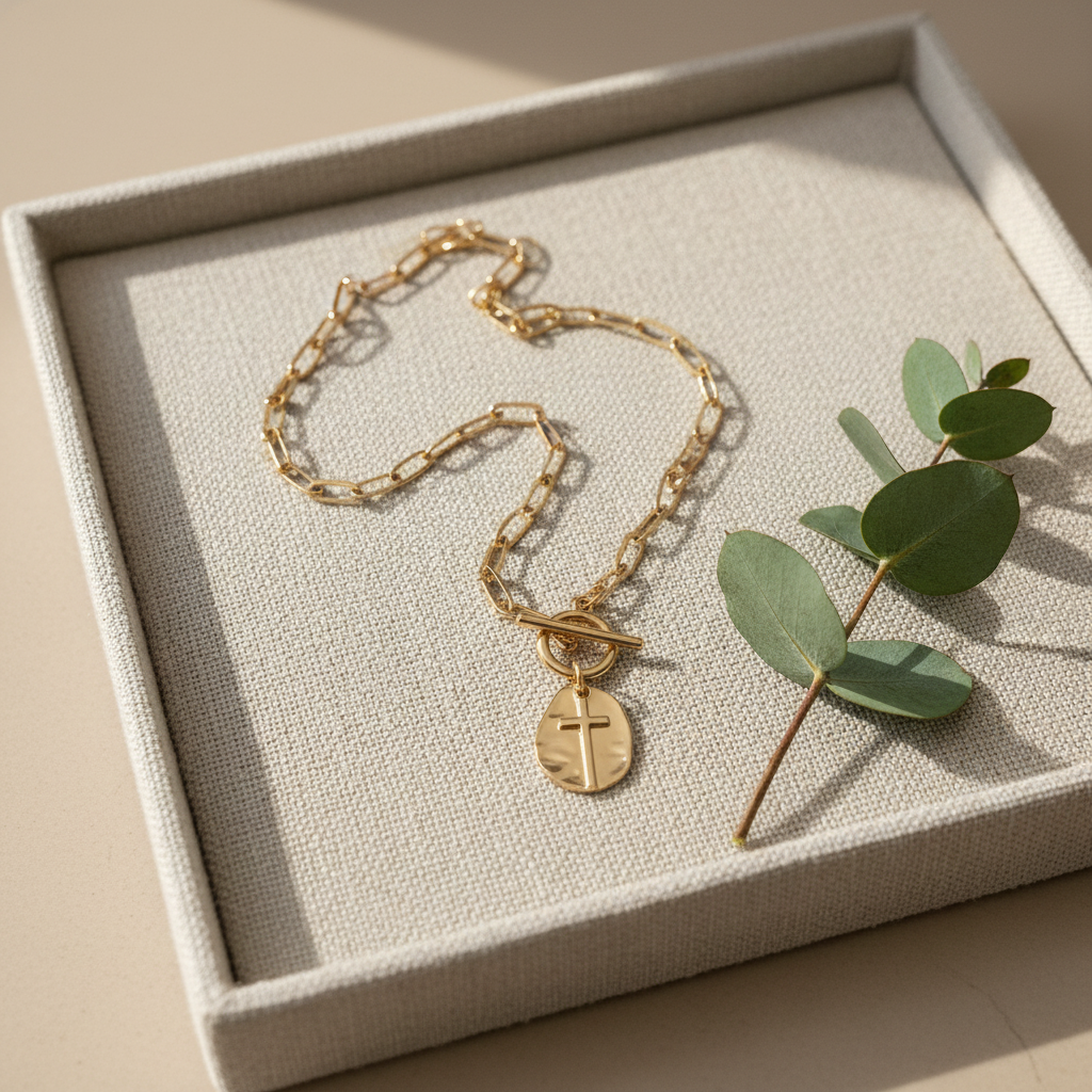 Hope Cross Pendant Necklace