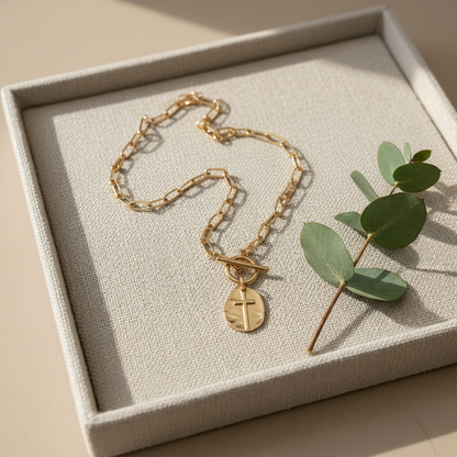 Hope Cross Pendant Necklace