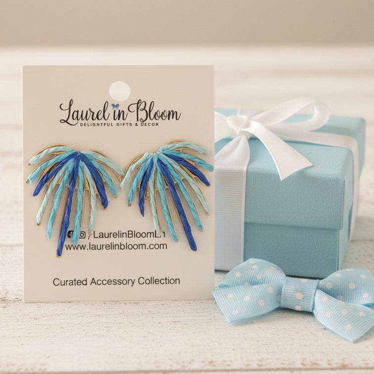 Summer Palm Parade Earrings