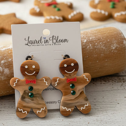 Oh Snap! & Snap Happy! Gingerbread Cookie Earrings