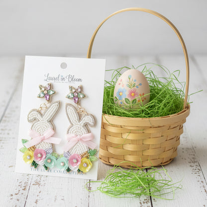 Bunny Blossoms & Bows Earrings