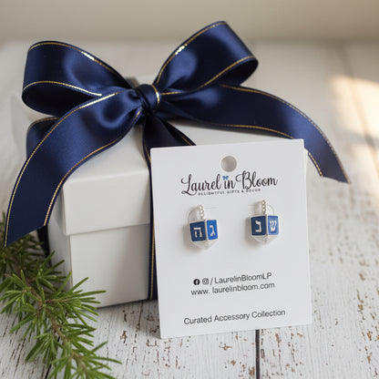 Dancing Dreidel Earrings
