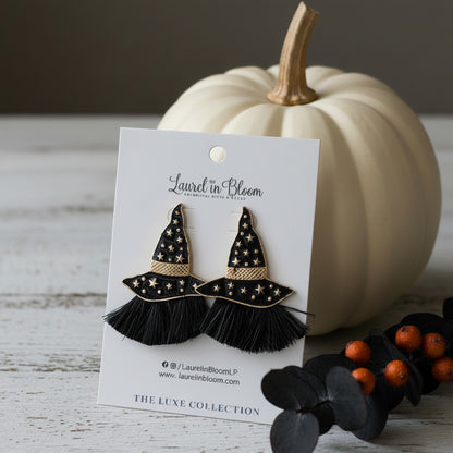 A Little Bit Wicked Witch Earrings