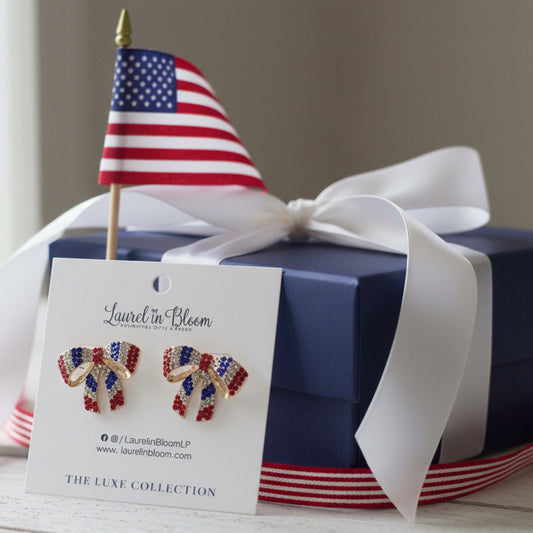 Liberty Bow Celebration Earrings